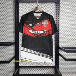 Sao Paulo Goalkeeper Black Kit Soccer Uniforms