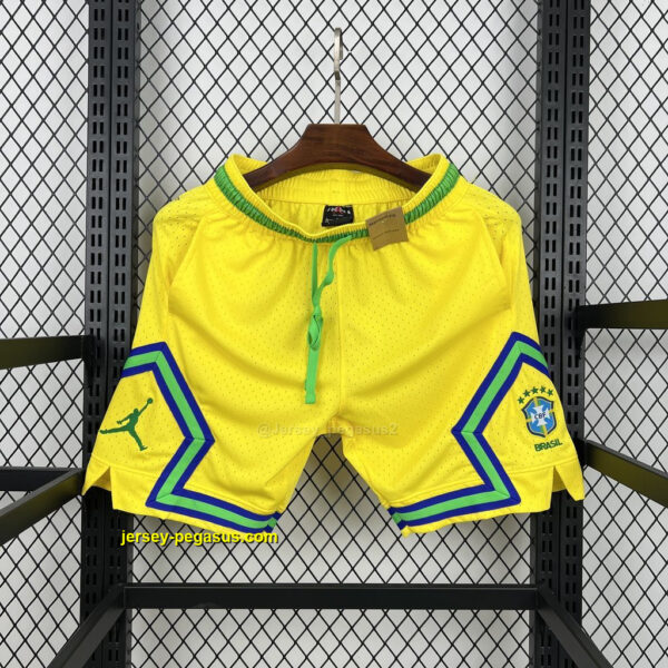 2026 Brazil Home Basketball Shorts 2026 Brazil Home Basketball Shorts