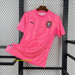 2026 Portugal Pink Goalkeeper Shirt World Cup 2026 Football Apparel