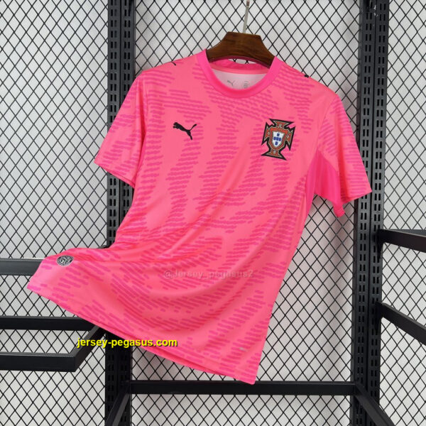 2026 Portugal Pink Goalkeeper Shirt World Cup 2026 Football Apparel
