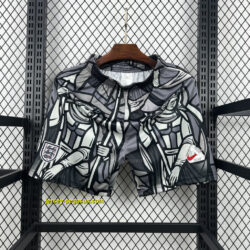 2026 England Pre-Match Gray Shorts Football Trousers