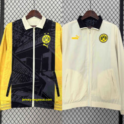 2024 Dortmund Trench Coat Reversible Windbreaker Double-Sides Jacket Sport AAAAJ