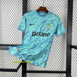 Sporting Lisbon Goalkeeper Green T-Shirt Football Apparels Soccer