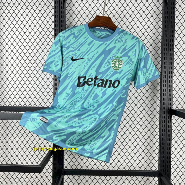 Sporting Lisbon Goalkeeper Green T-Shirt Football Apparels Soccer Sporting Lisbon Goalkeeper Green T-Shirt Football Apparels Soccer