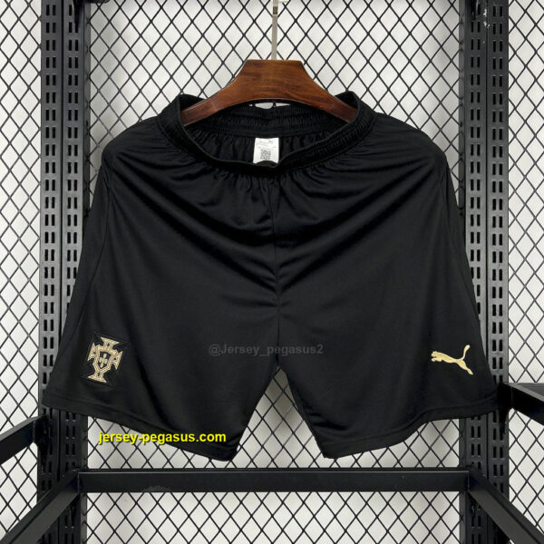 2026 Portugal Black Special Edition Shorts Football Pants 2026 Portugal Black Special Edition Shorts Football Pants