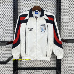 2024 England Classic Style White Windbreaker Jacket