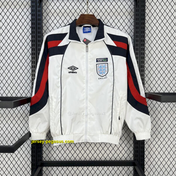 2024 England Classic Style White Windbreaker Jacket 2024 England Classic Style White Windbreaker Jacket
