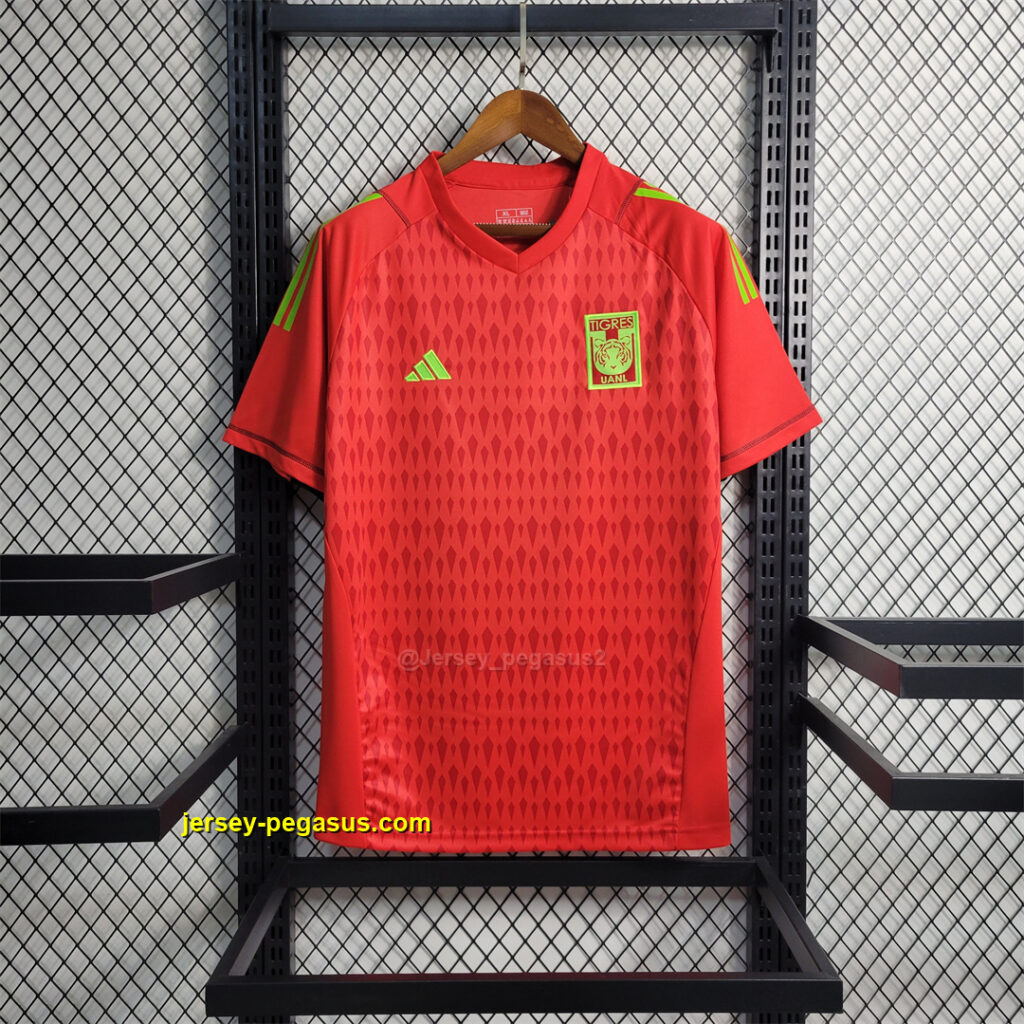 Tigres UANL Red Goalkeeper Red Kit Soccer Jerseys
