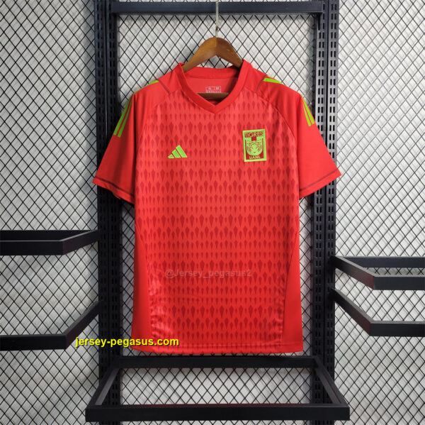 Tigres UANL Red Goalkeeper Red Kit Soccer Jerseys Tigres UANL Red Goalkeeper Red Kit Soccer Jerseys