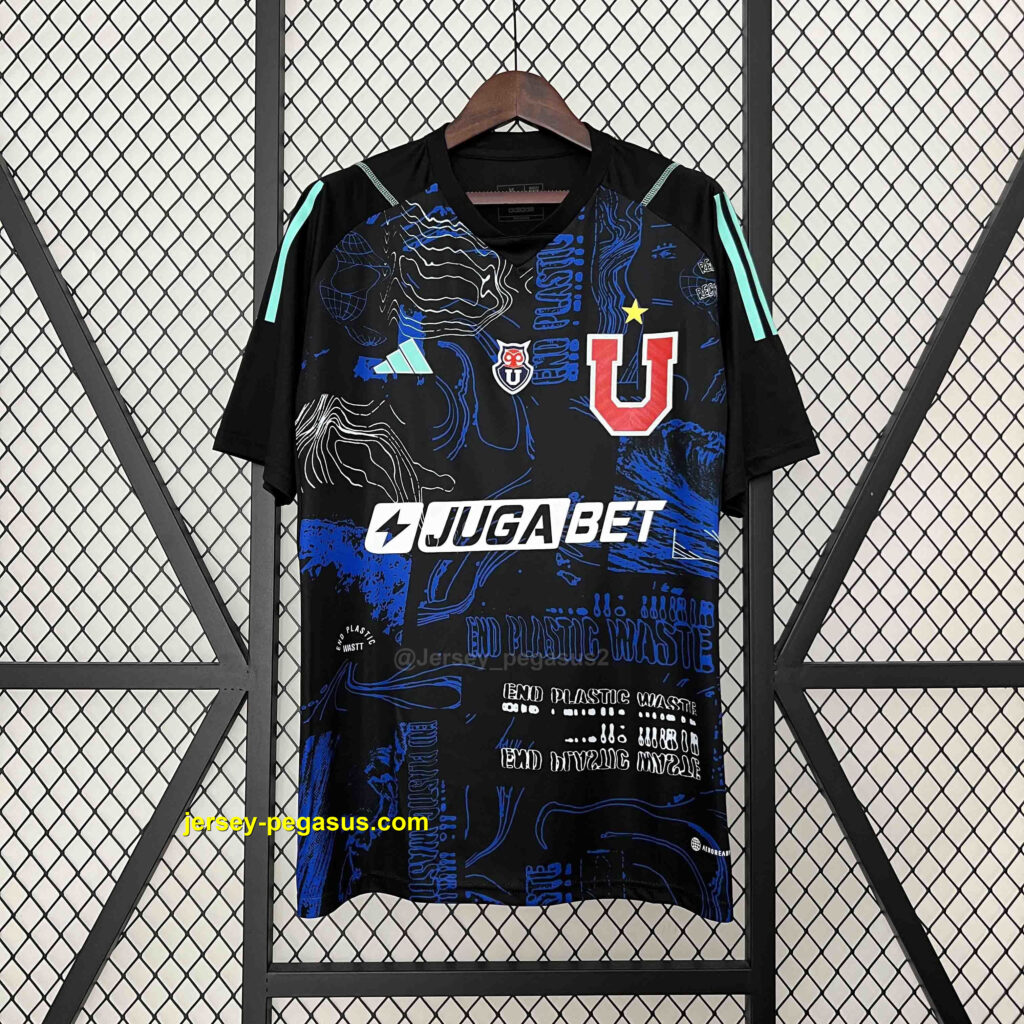 University of Chile Goalkeeper Black Kit Football Uniform