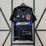 University of Chile Goalkeeper Black Kit Football Uniform