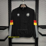 2024 Germany Originals Track Black Windbreaker Jacket