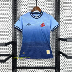 Vasco da Gama Goalkeeper Blue Shirt Lady Uniforms
