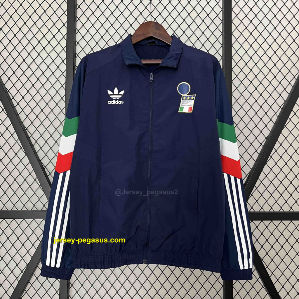 2024 Italy Navy Training Windbreaker Jacket Sport