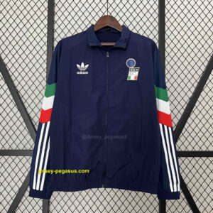 2024 Italy Navy Training Windbreaker Jacket Sport