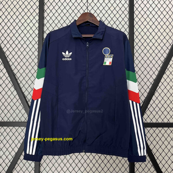 2024 Italy Navy Training Windbreaker Jacket Sport