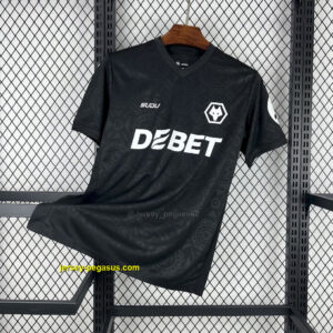 Wolves Black Goalkeeper Shirt Football Apparels
