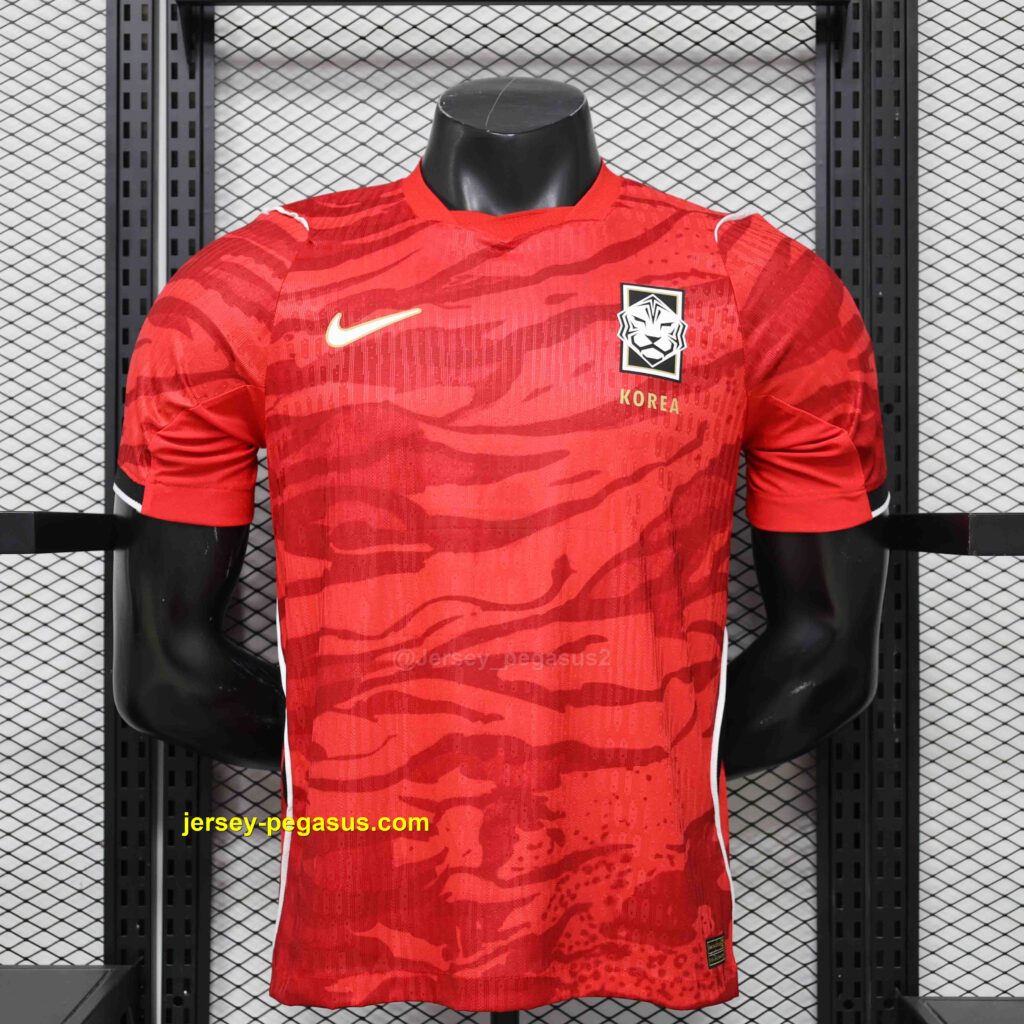 2026 South Korea Home Wolrd Cup 2026 Kit Player Version Football T-Shirt AAAAJer
