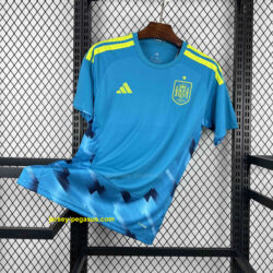2026 Spain Blue Goalkeeper Shirt World Cup 2026 Football Apparels AAAA Jersey Wh