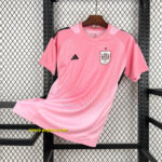 2026 Spain Pink Goalkeeper Shirt World Cup 2026 Stadium Football Apparel AAAAJer