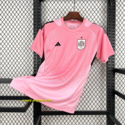 2026 Spain Pink Goalkeeper Shirt World Cup 2026 Stadium Football Apparel AAAAJer