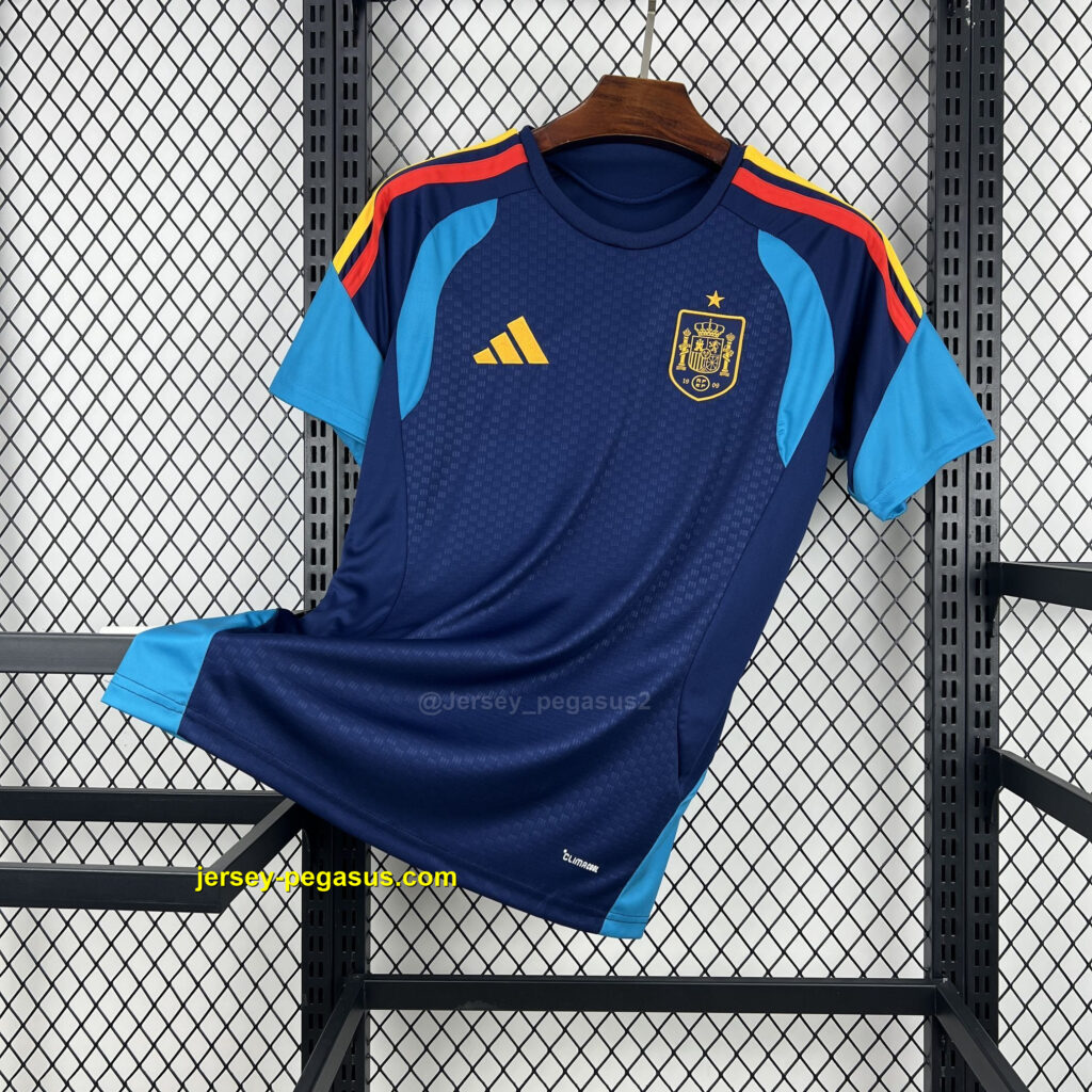 2026 Spain Pre-Match Navy Shirt World Cup 2026 Football Apparel