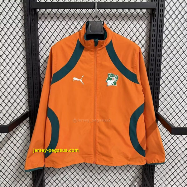 2026 Ivory Coast Orange Windbreaker Soccer Jackets