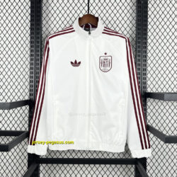 2026 Spain Away Style Beige Windbreaker Jacket