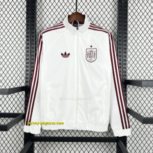 2026 Spain Away Style Beige Windbreaker Jacket