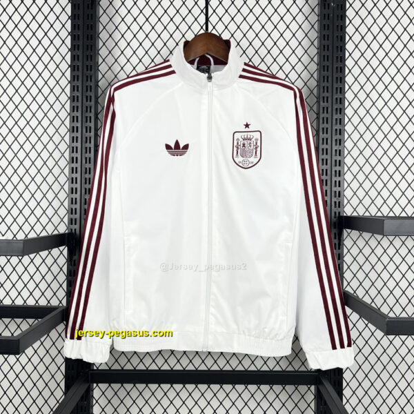 2026 Spain Away Style Beige Windbreaker Jacket 2026 Spain Away Style Beige Windbreaker Jacket