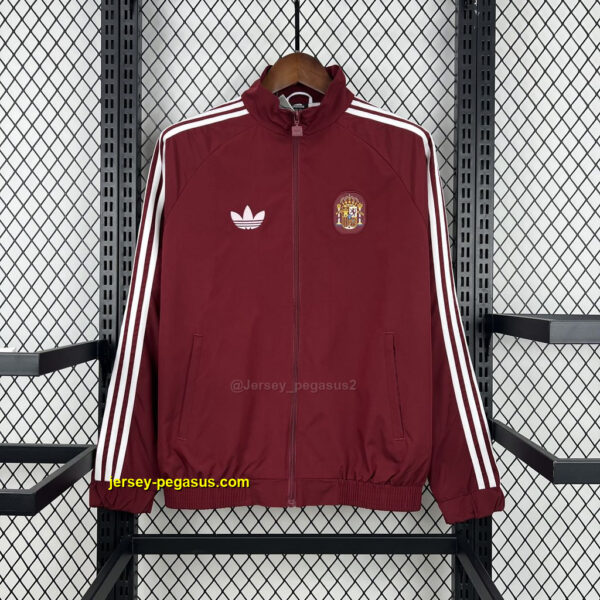 2026 Spain Red Pre-Match Windbreaker Jacket 2026 Spain Red Pre-Match Windbreaker Jacket