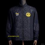 2026 Dortmund Black Reversible Jacket Windbreaker