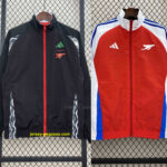 Arsenal Red&Black Trench Coat Reversible Windbreaker Double-Sides Jacket AAAAJer