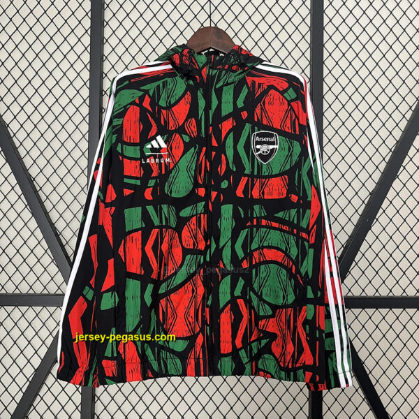 Arsenal Red&Green Windbreaker Jacket Football