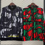 Arsenal Trench Coat Reversible Windbreaker Double-Sides Jacket