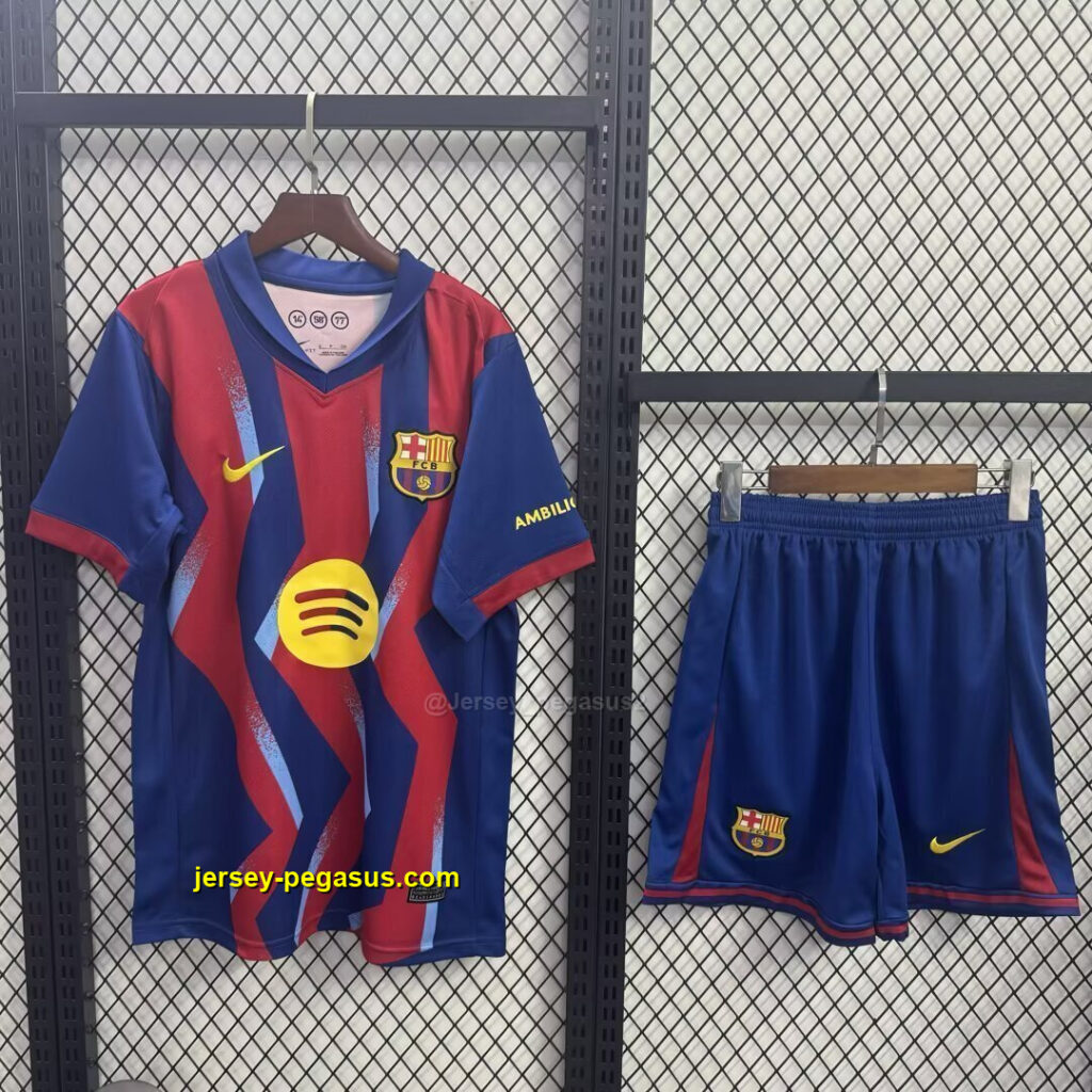 Barcelona Fourth Kits(Shirt+Shorts) Soccer T-Shirt Sets