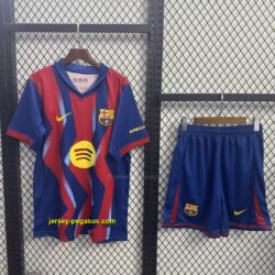 Barcelona Fourth Kits(Shirt+Shorts) Soccer T-Shirt Sets