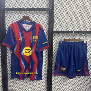 Barcelona Fourth Kits(Shirt+Shorts) Soccer T-Shirt Sets