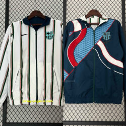 Barcelona Reversible Windbreaker Double-Sides Jacket Soccer Jerseys For Sale