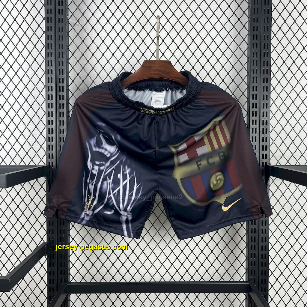 Barcelona Special Edition Retro Shorts Football Trousers