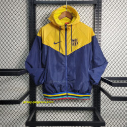 Barcelona Windbreaker Royal Blue Yellow