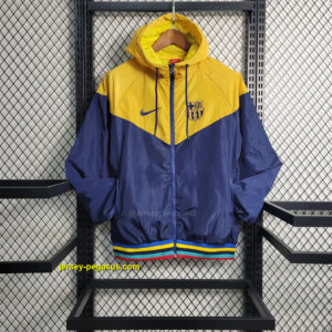Barcelona Windbreaker Royal Blue Yellow