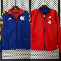 Flamengo Reversible Windbreaker Red&Blue Double-Sides Jacket Soccer Jerseys For