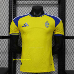 2026 Sweden Home Wolrd Cup 2026 Kit Player Version Football T-Shirt
