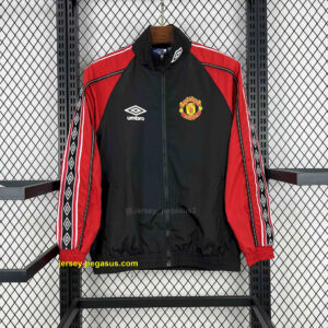 Manchester United Black&Redl Windbreaker Jacket