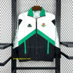 Real Betis White Windbreaker Jacket AAAA Jersey Wholesale