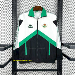 Real Betis White Windbreaker Jacket AAAA Jersey Wholesale