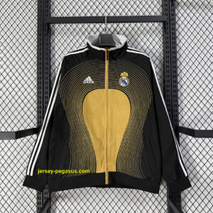 Real Madrid Retro Windbreaker Yellow Jackets