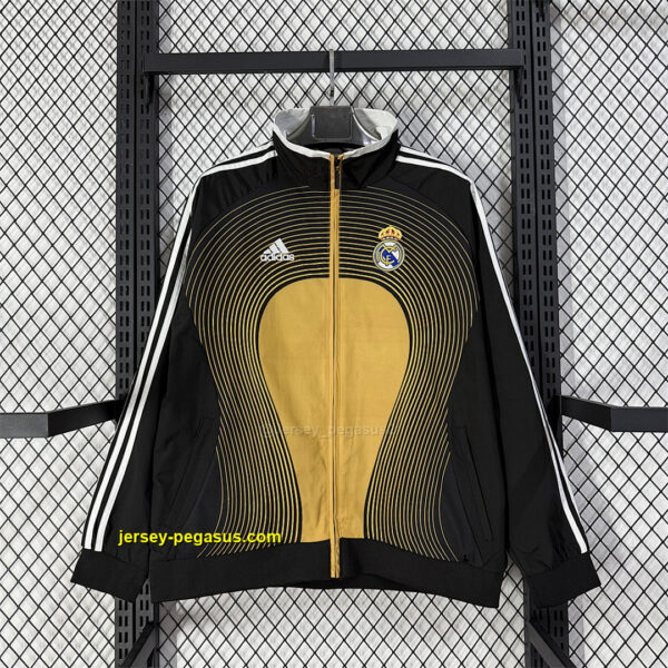 Real Madrid Retro Windbreaker Yellow Jackets Real Madrid Retro Windbreaker Yellow Jackets
