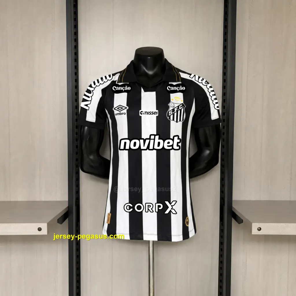 2026-27 Player Version Santos Away All Sponsors Jerseys
